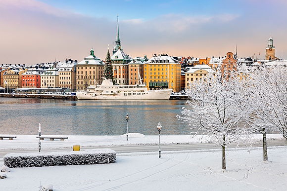Stockholm - principal metropolis in Scandinavia 