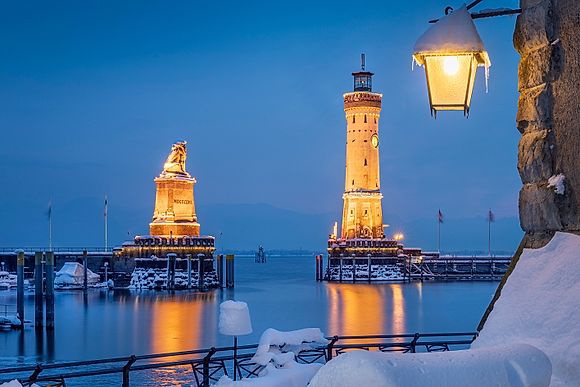 Lake Constance in Winter by Reinhard Schmid 