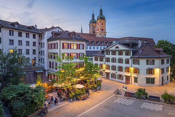 St. Gallen - liegt südlich des Bodensees von Reinhard Schmid